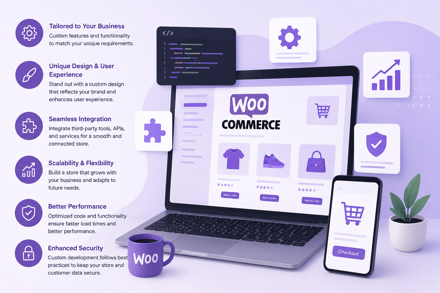 WooCommerce Custom Development Advantages
