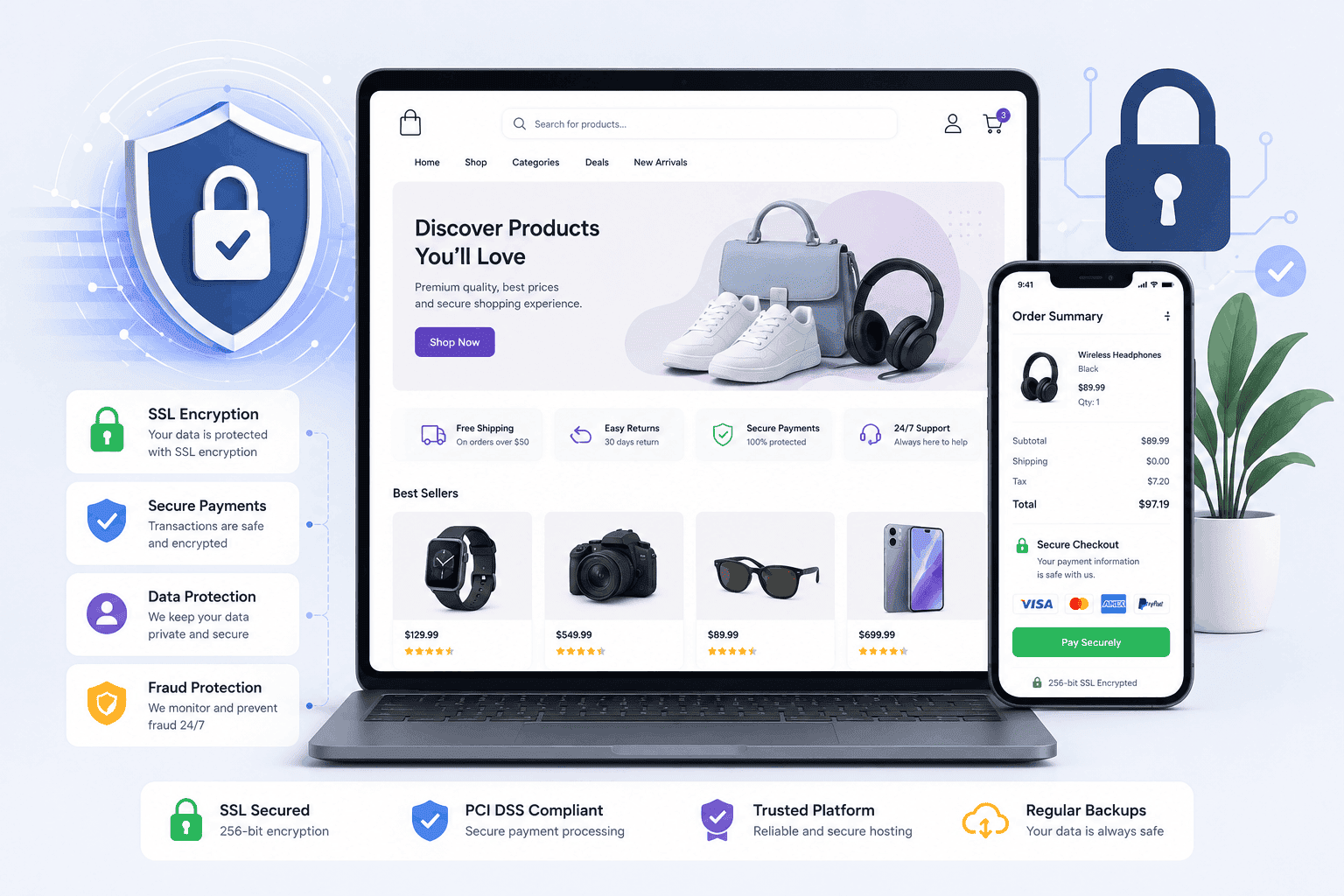 Secure Ecommerce Website Development Secure Ecommerce Website Development