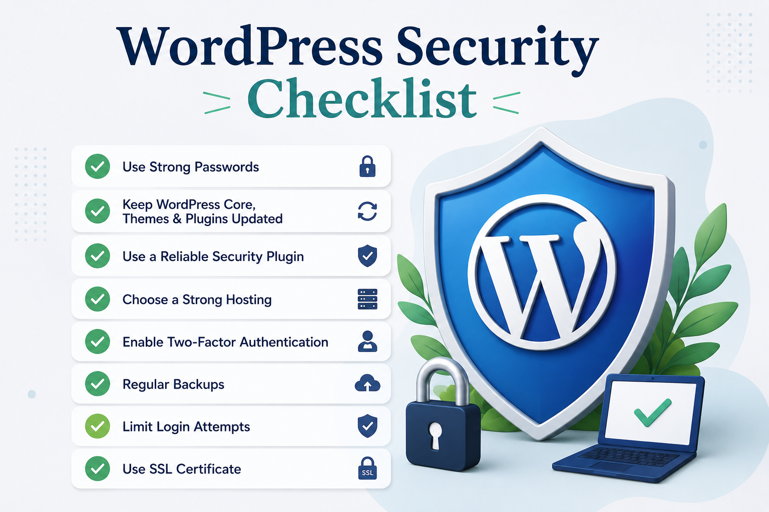 Security Checklist Wordpress