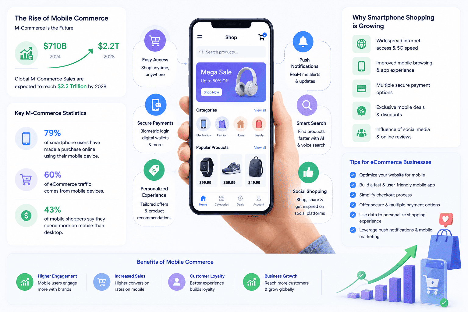 Mobile Commerce Growth and Smartphone Shopping Mobile Commerce Growth and Smartphone Shopping